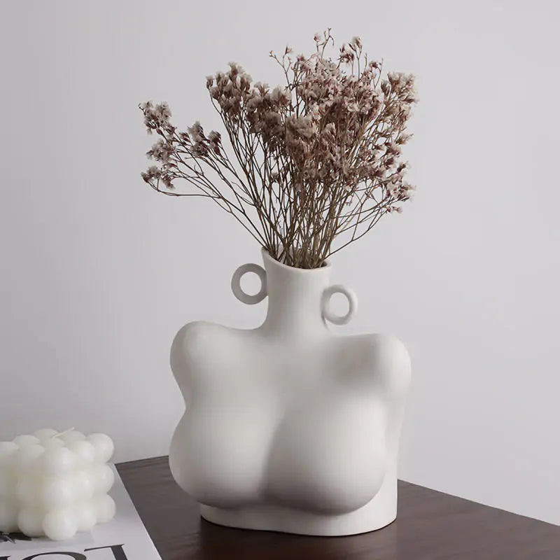 Abstract Body Art Vases