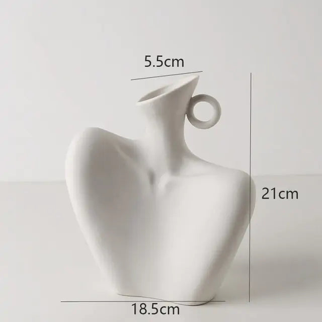 Abstract Body Art Vases
