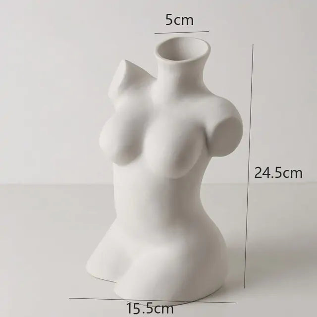 Abstract Body Art Vases