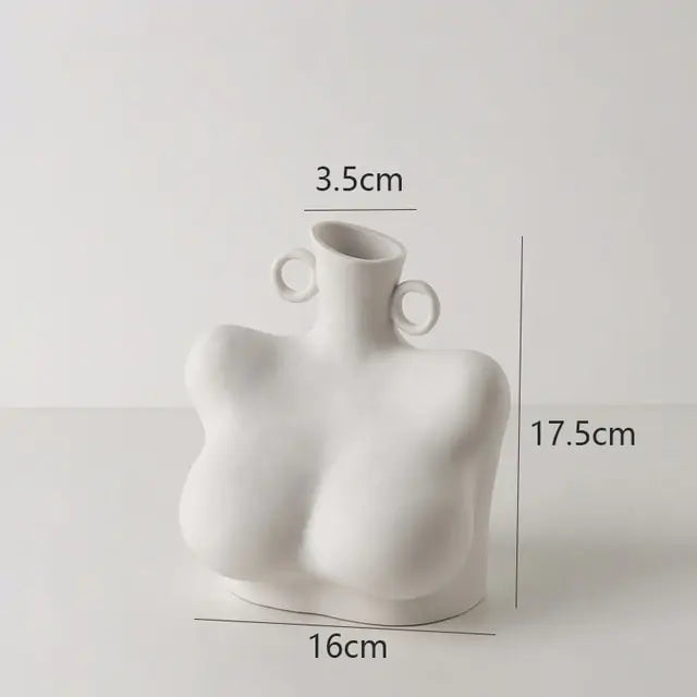 Abstract Body Art Vases